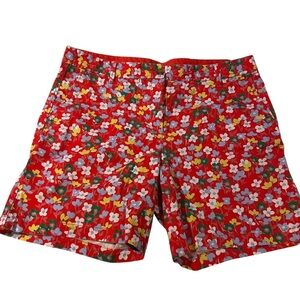 Talbots 7" FLORAL GIRLFRIEND CHINO SHORT